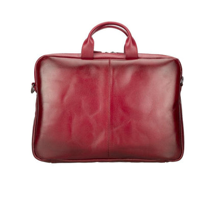 Apollo Leather Business Briefcase / Laptop Case 14"