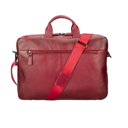 Apollo Leather Business Briefcase / Laptop Case 14"