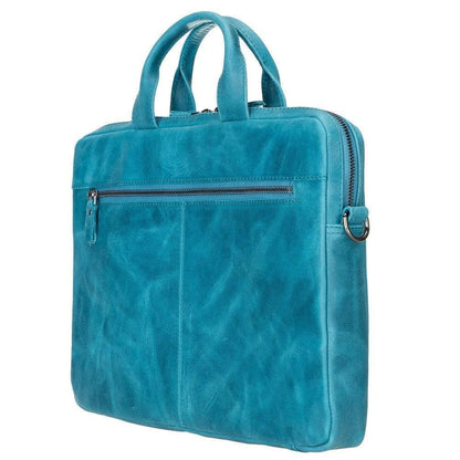 Apollo Leather Business Briefcase / Laptop Case 14"