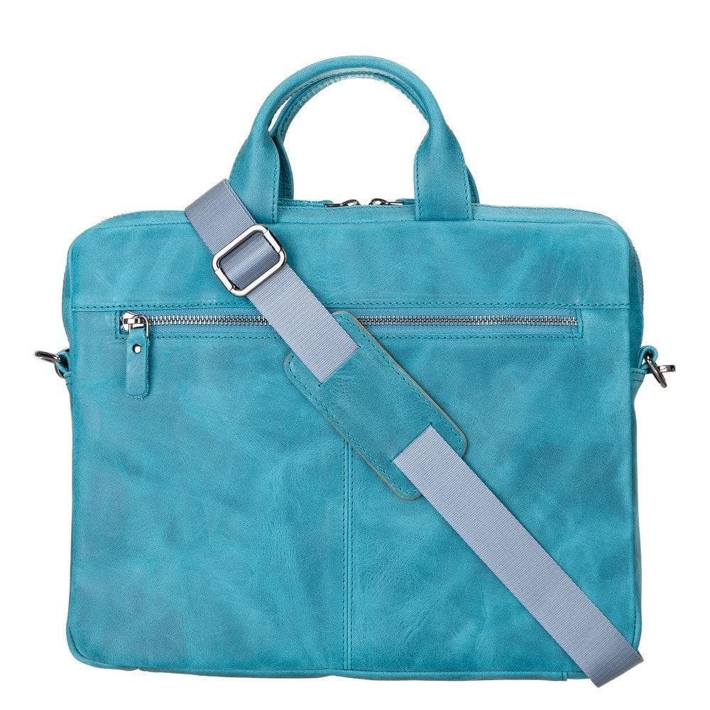 Apollo Leather Business Briefcase / Laptop Case 14"