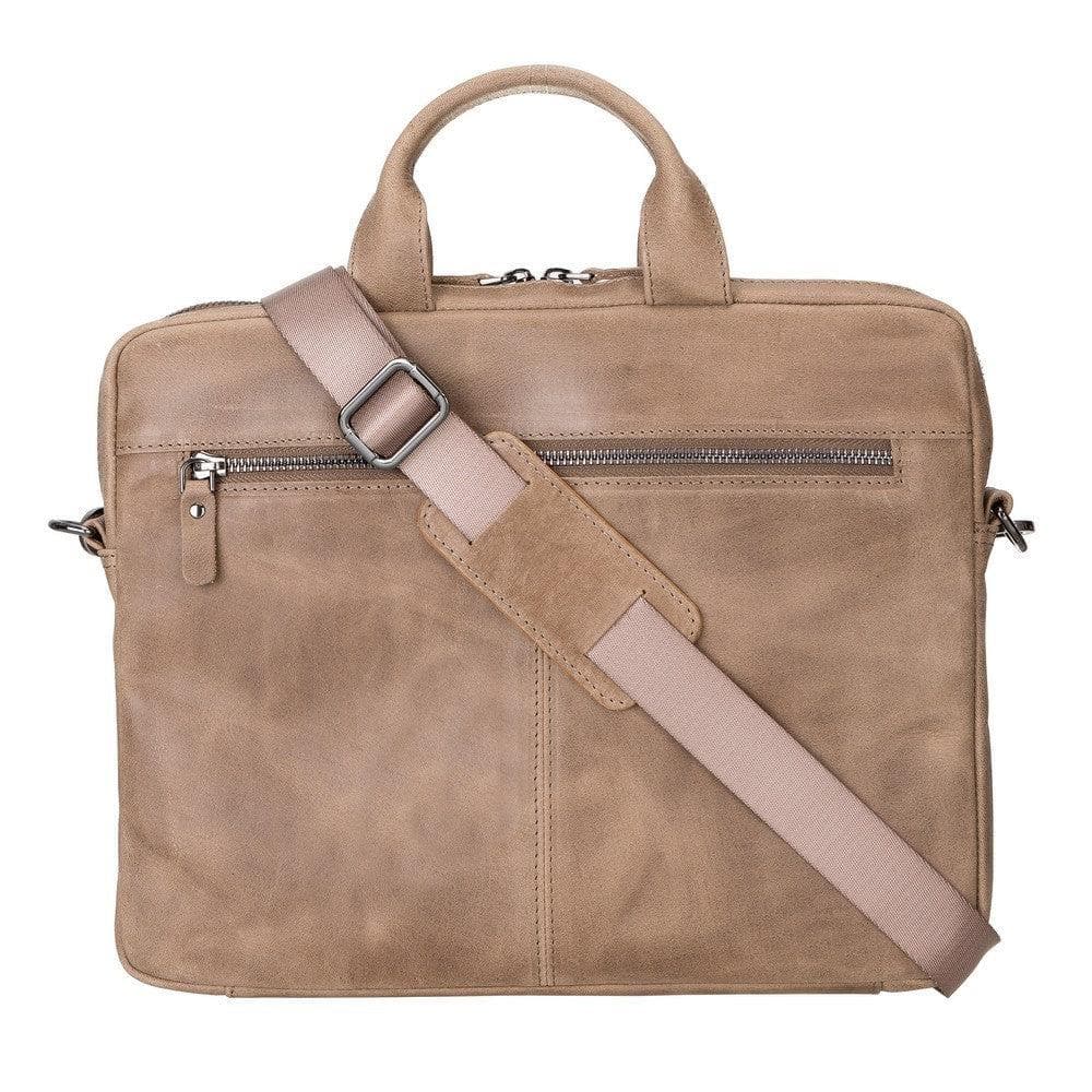 Apollo Leather Business Briefcase / Laptop Case 14"
