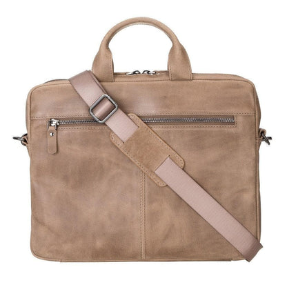 Apollo Leather Business Briefcase / Laptop Case 14"