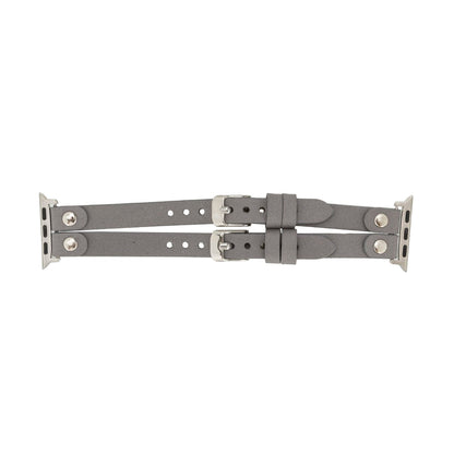 Durham Ely Leather Apple Watch Double Band