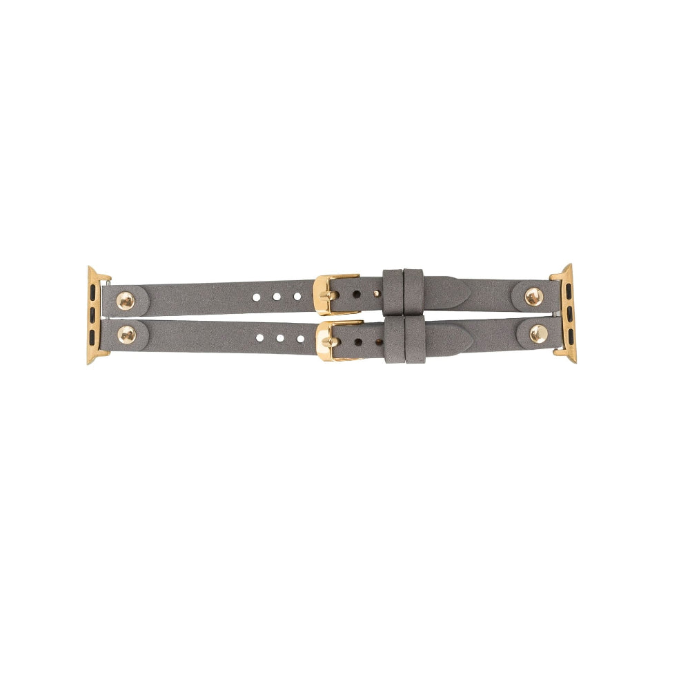Durham Ely Leather Apple Watch Double Band