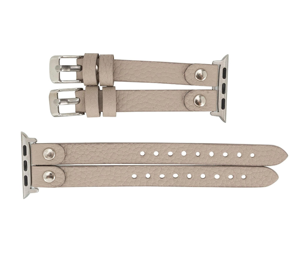 Durham Ely Leather Apple Watch Double Band