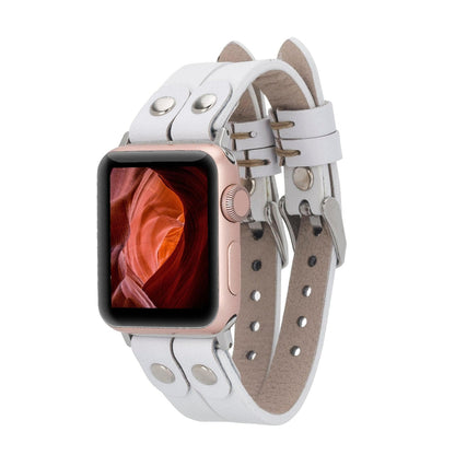 Durham Ely Leather Apple Watch Double Band
