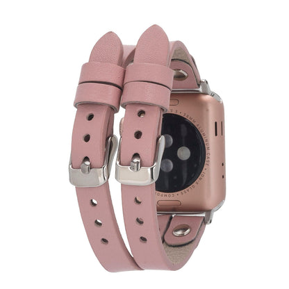 Durham Ely Leather Apple Watch Double Band