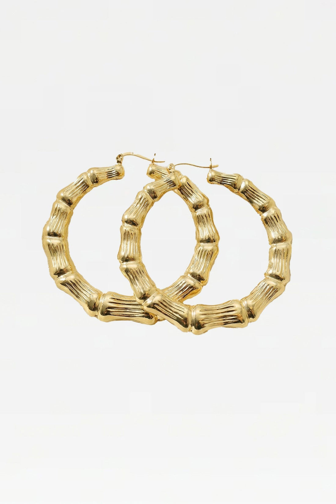 The Bamboo Hoop Earring