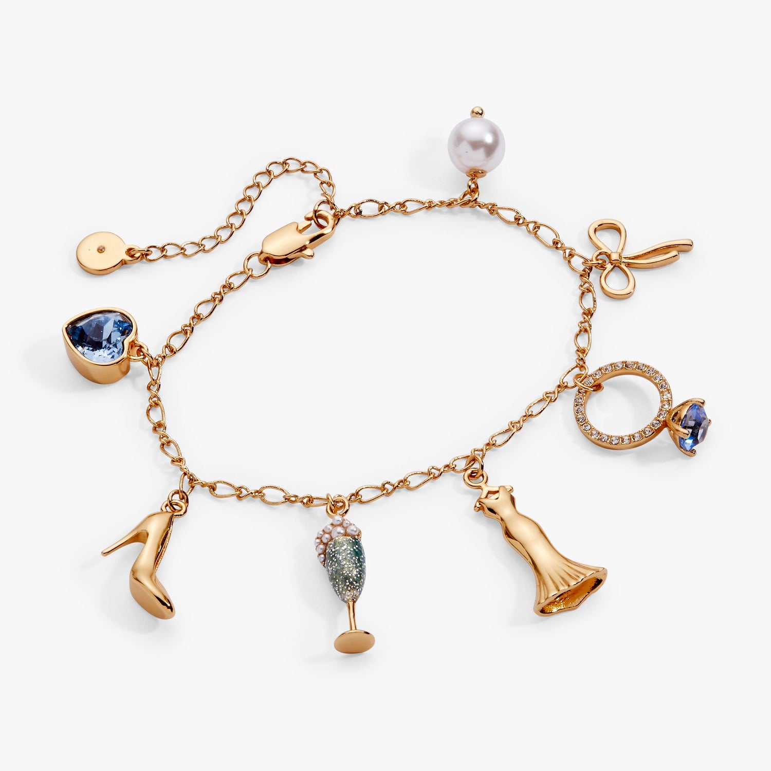 Bridal Multi-Charm Bracelet