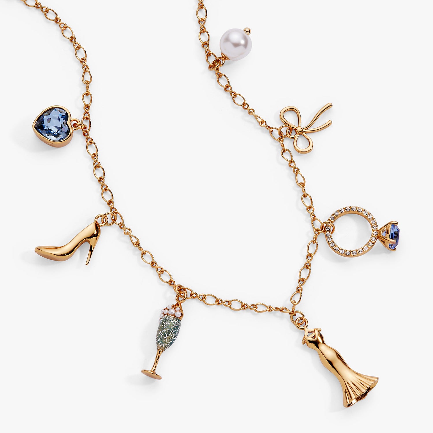 Bridal Multi-Charm Necklace