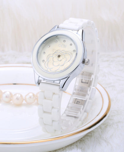 Trendy Fashion Waterproof Ladies Ceramic Watch (See size chart where applicable)