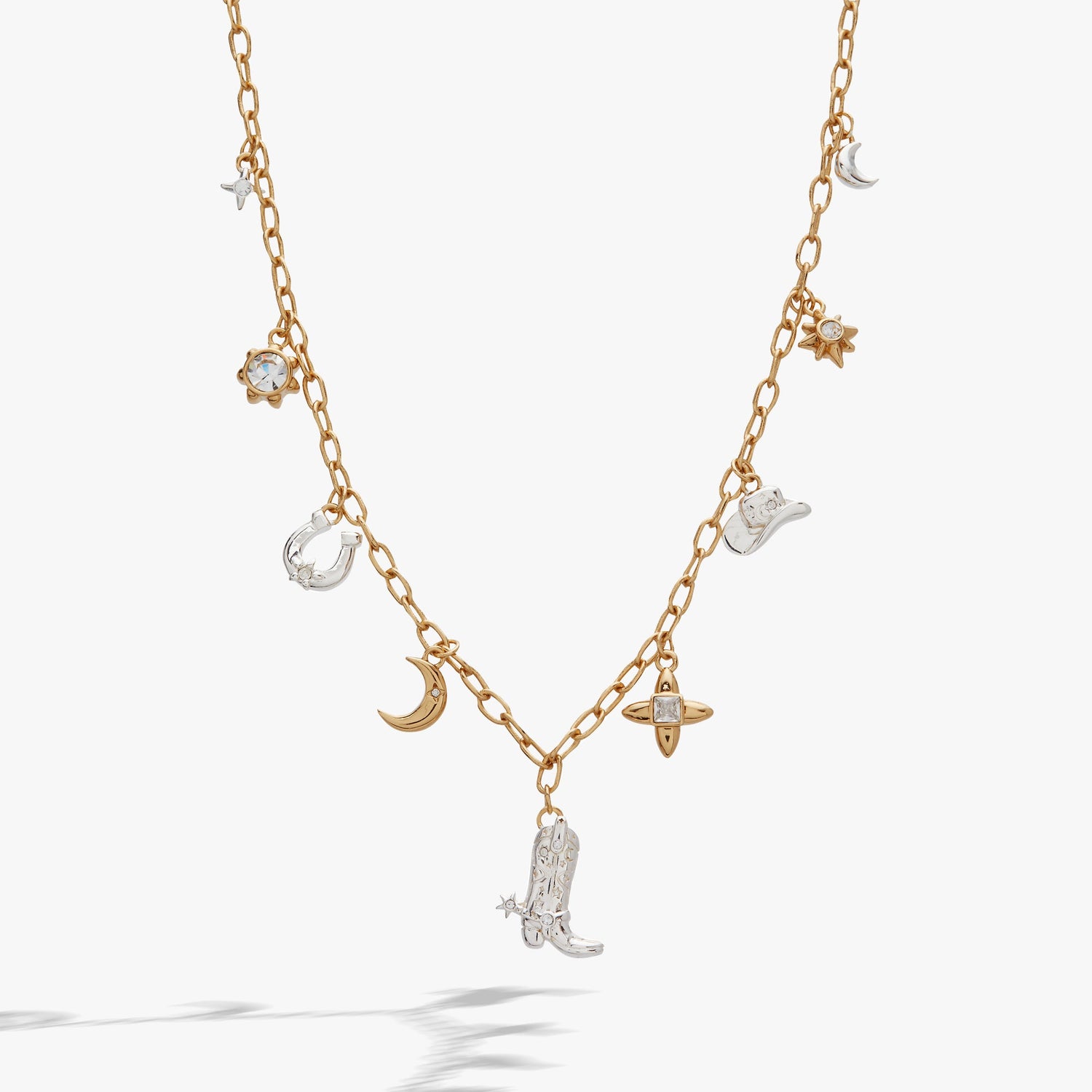 Cosmic Cowgirl Charm Necklace