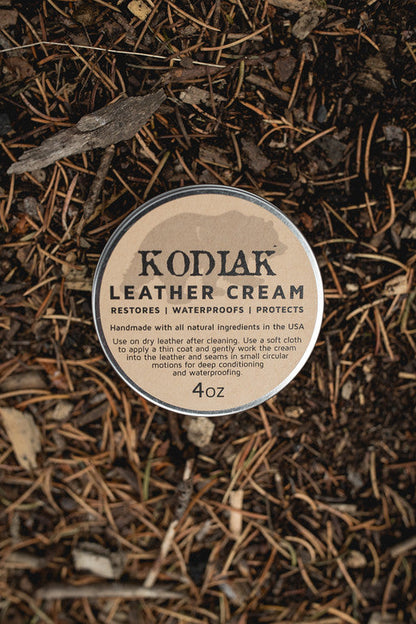Kodiak Leather Cream - 4 oz. Tin