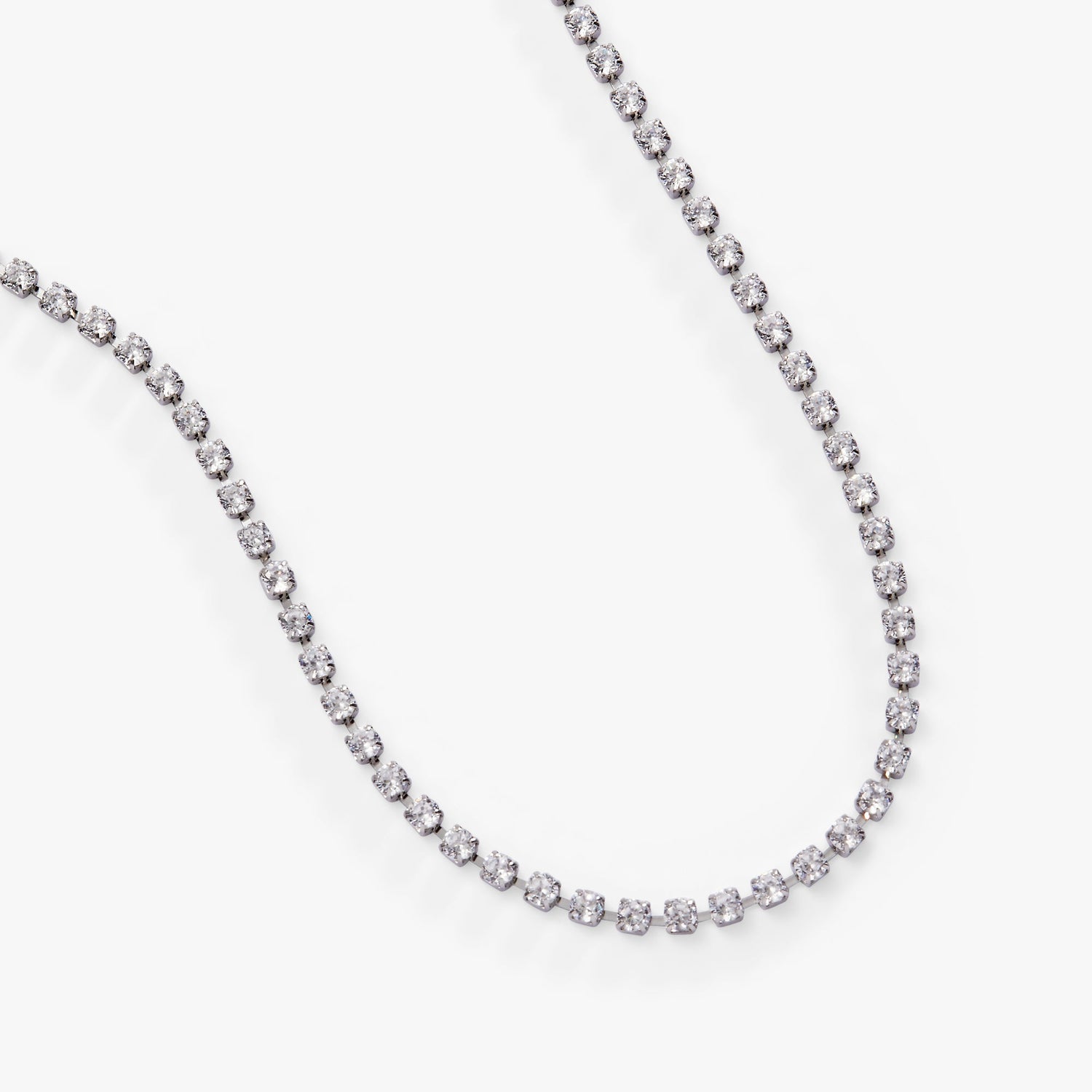 Crystal Tennis Chain Necklace