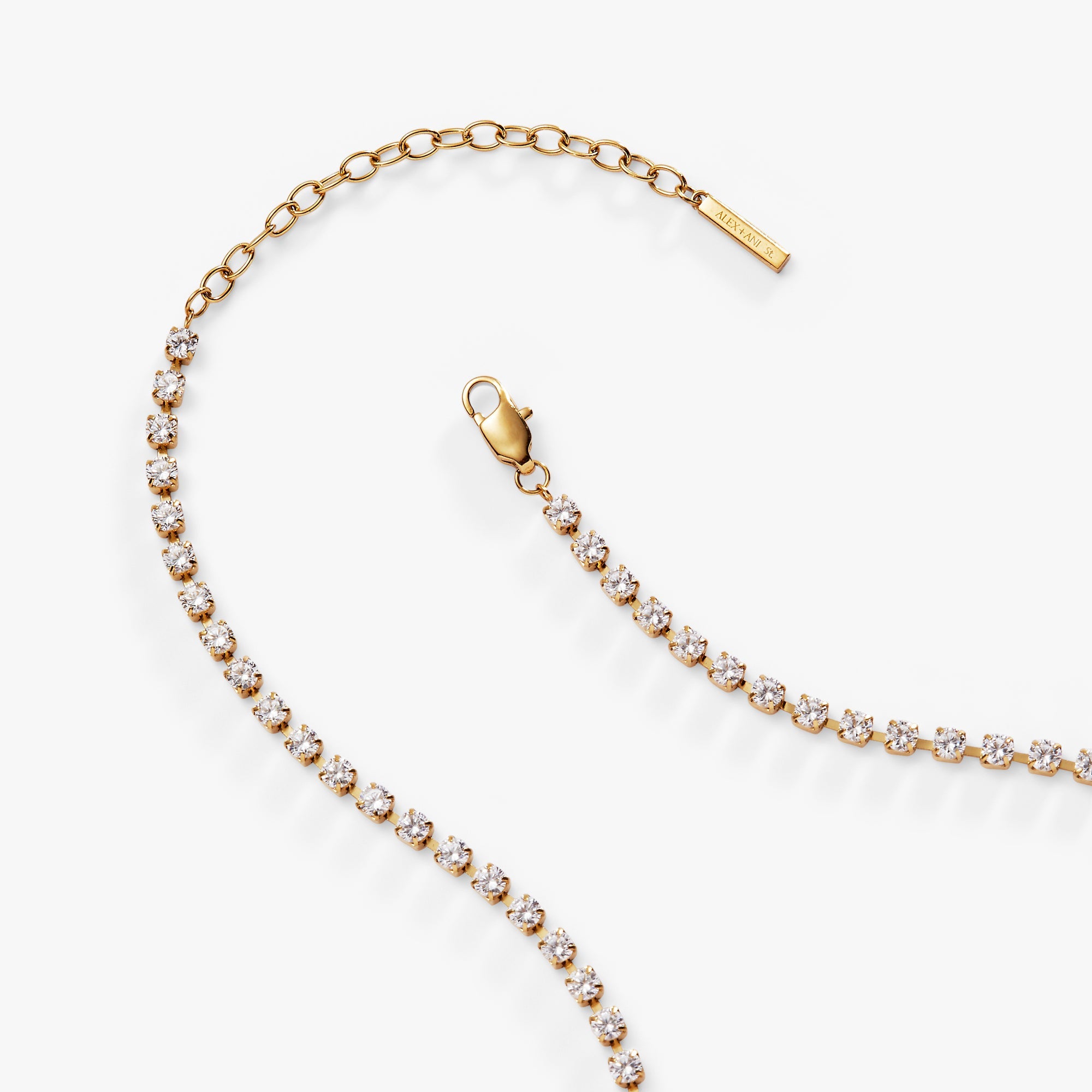 Crystal Tennis Chain Necklace
