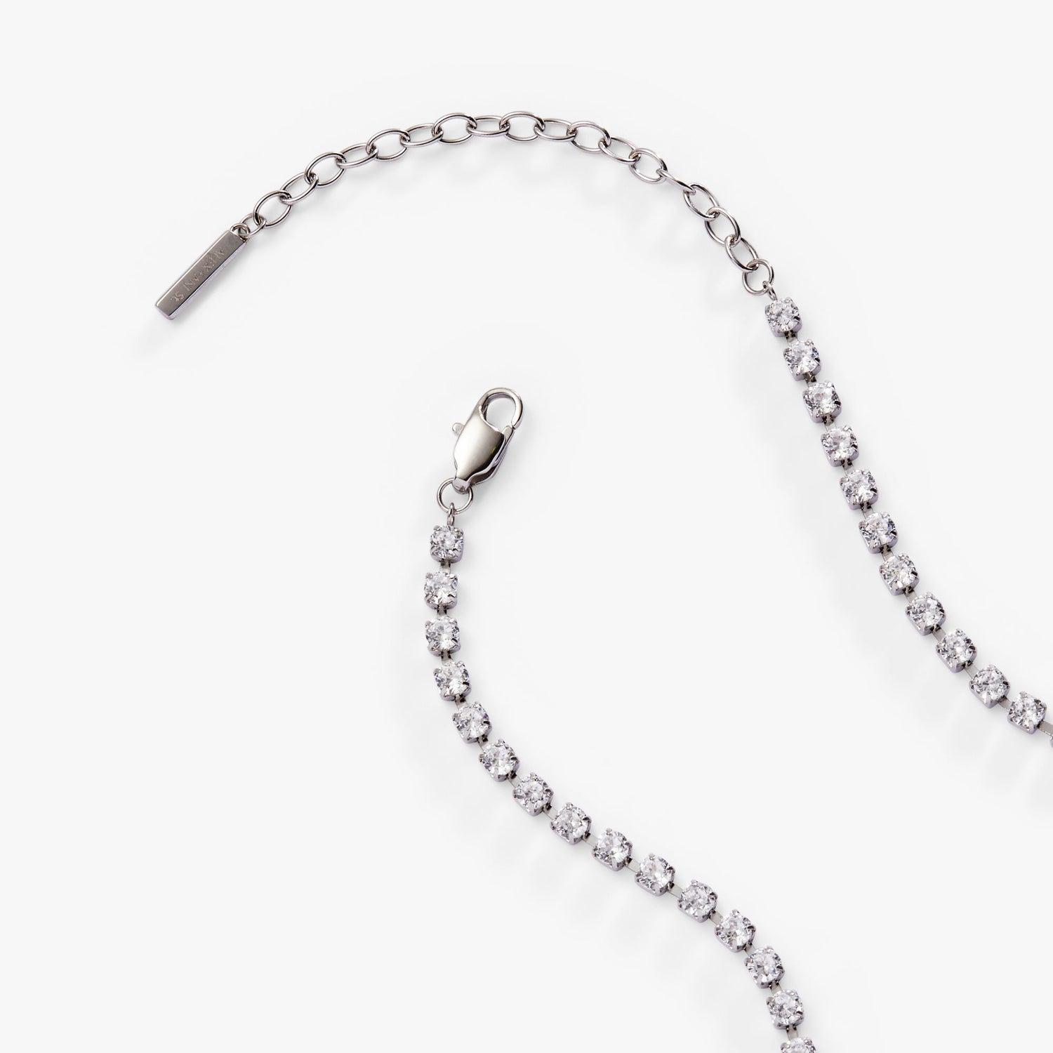 Crystal Tennis Chain Necklace