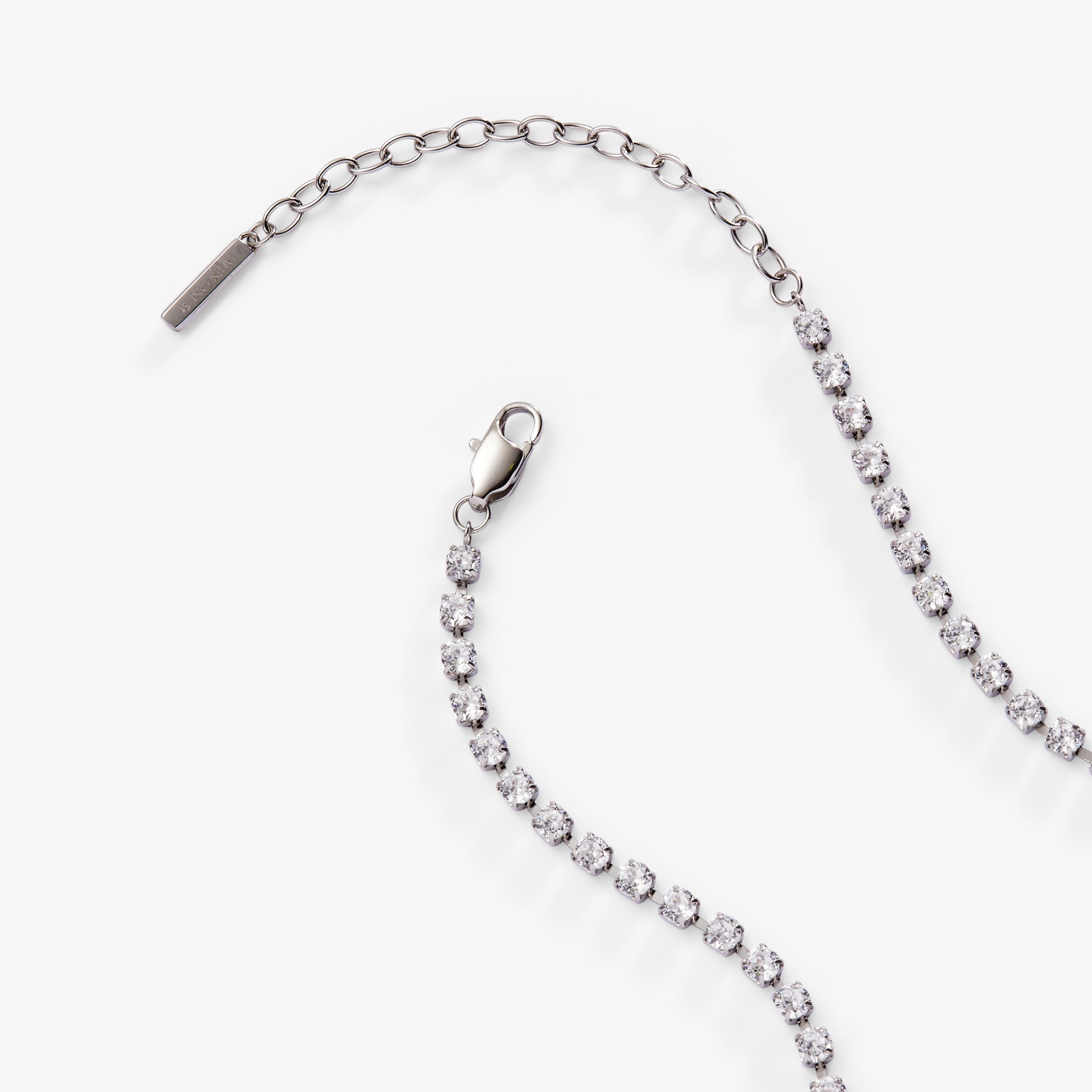 Crystal Tennis Chain Necklace