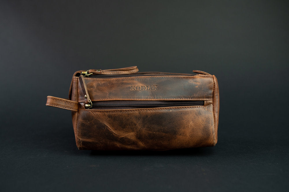 Leather Toiletry Bag