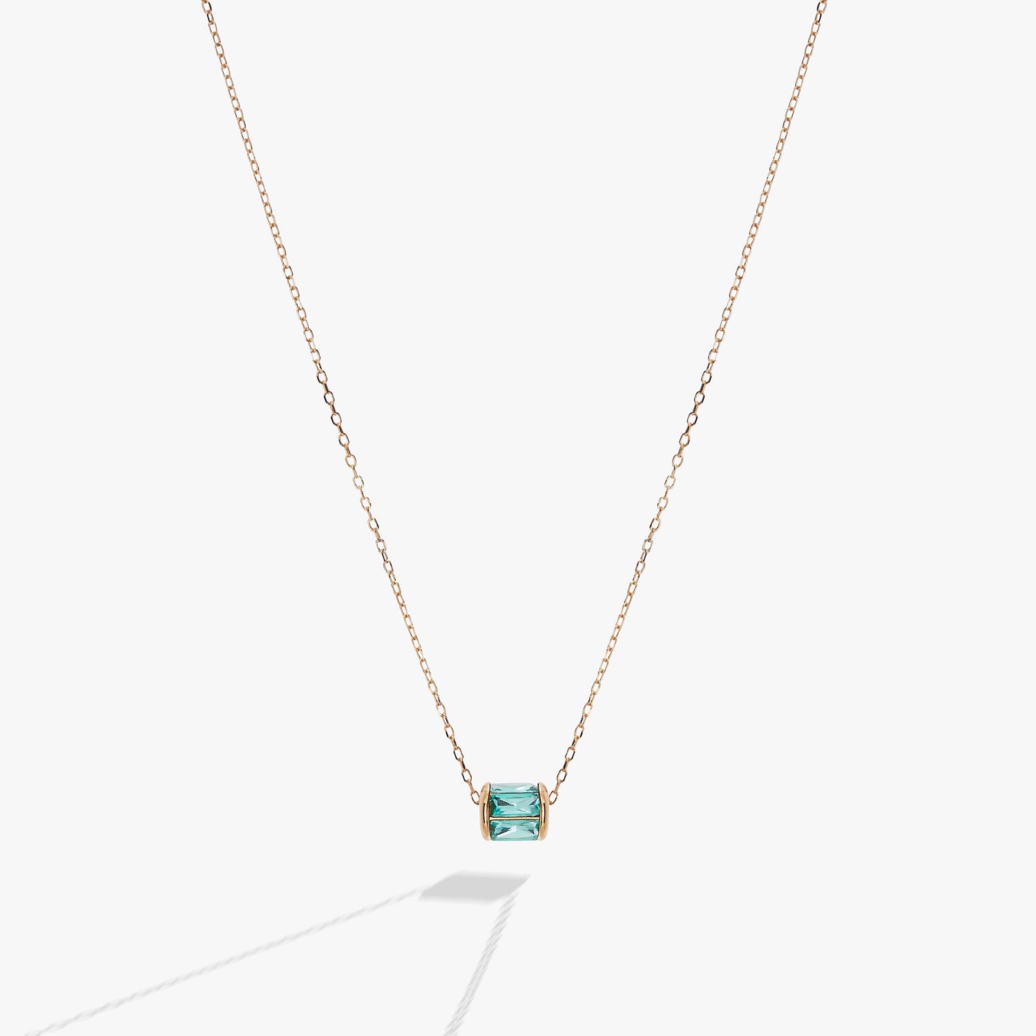 December Birthstone Precious Pendant Necklace