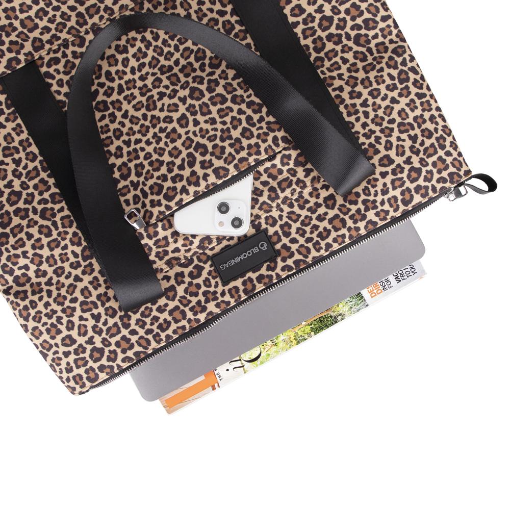 Earthy Leopard Tote Bag