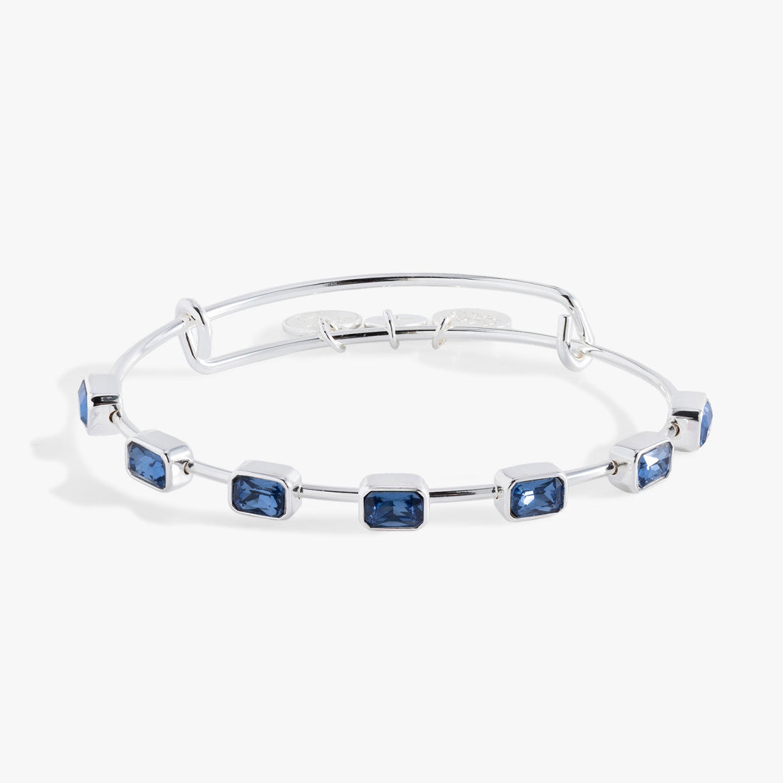 September Birthstone Emerald Cut Bangle