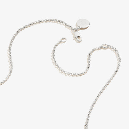 Small Heart Charm Necklace, 19&