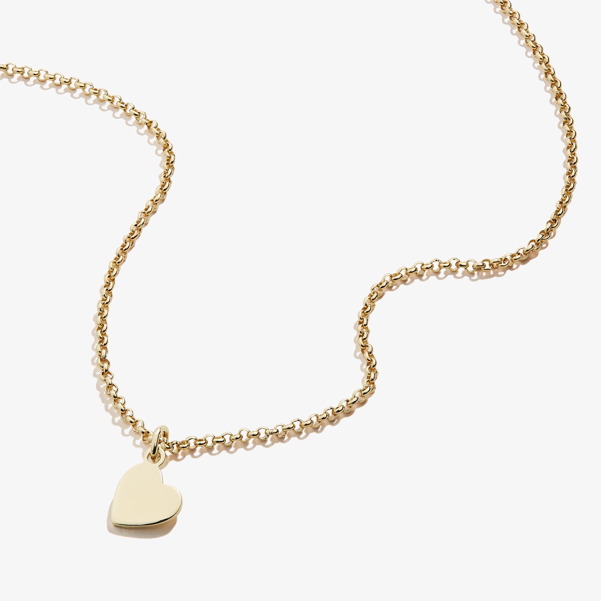 Small Heart Charm Necklace, 19&