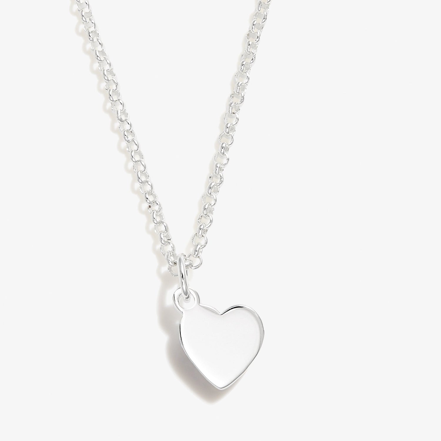Small Heart Charm Necklace, 19&