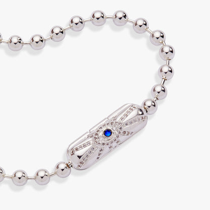Evil Eye Barrel Closure Bracelet
