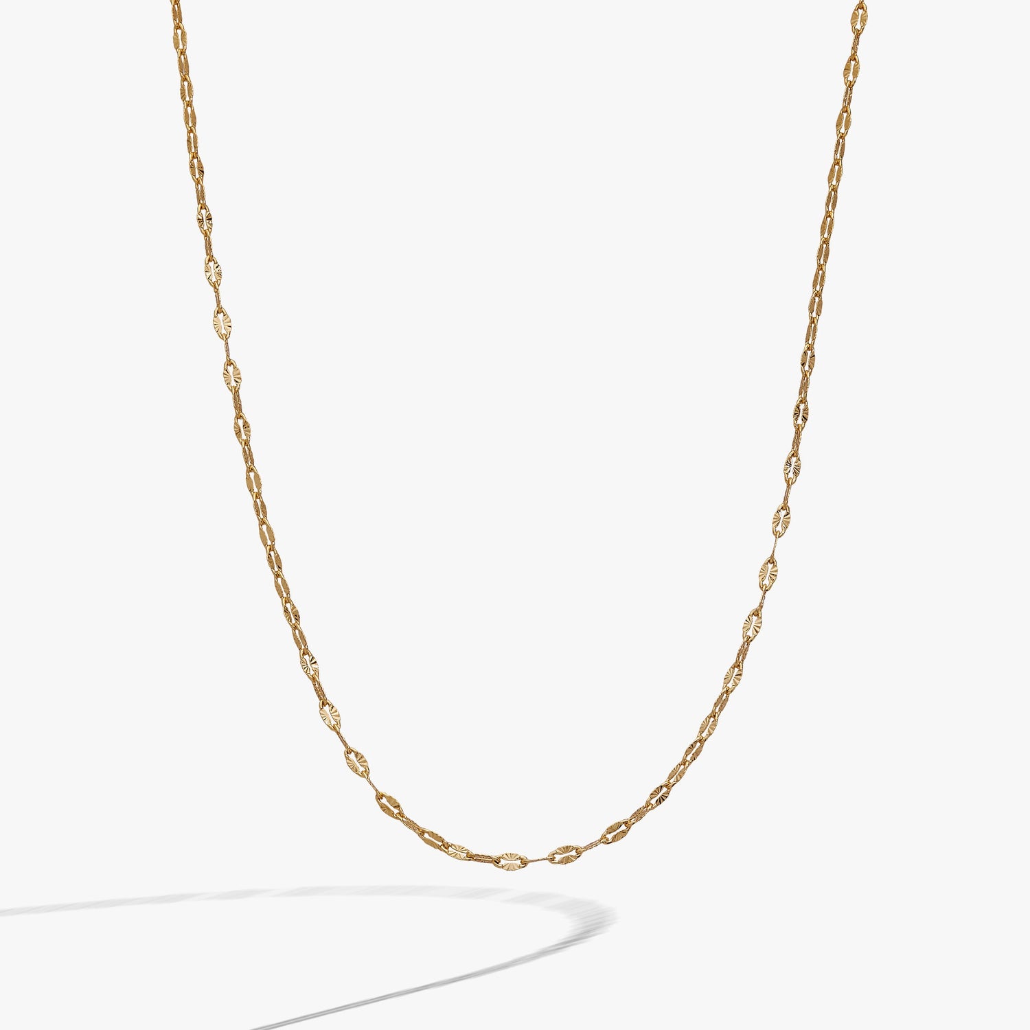Multi Faceted Chain Necklace