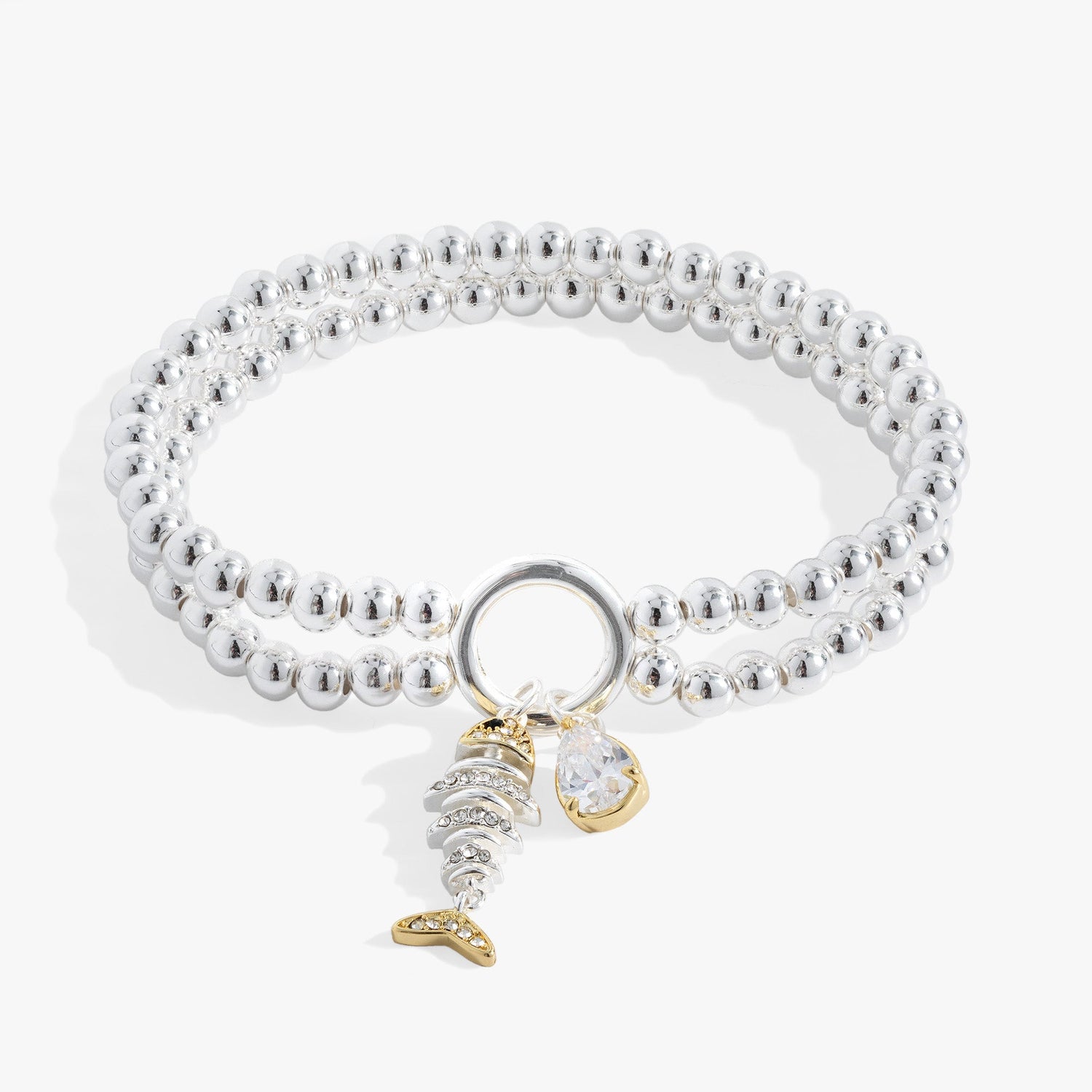 Fishbone Double Stretch Bracelet