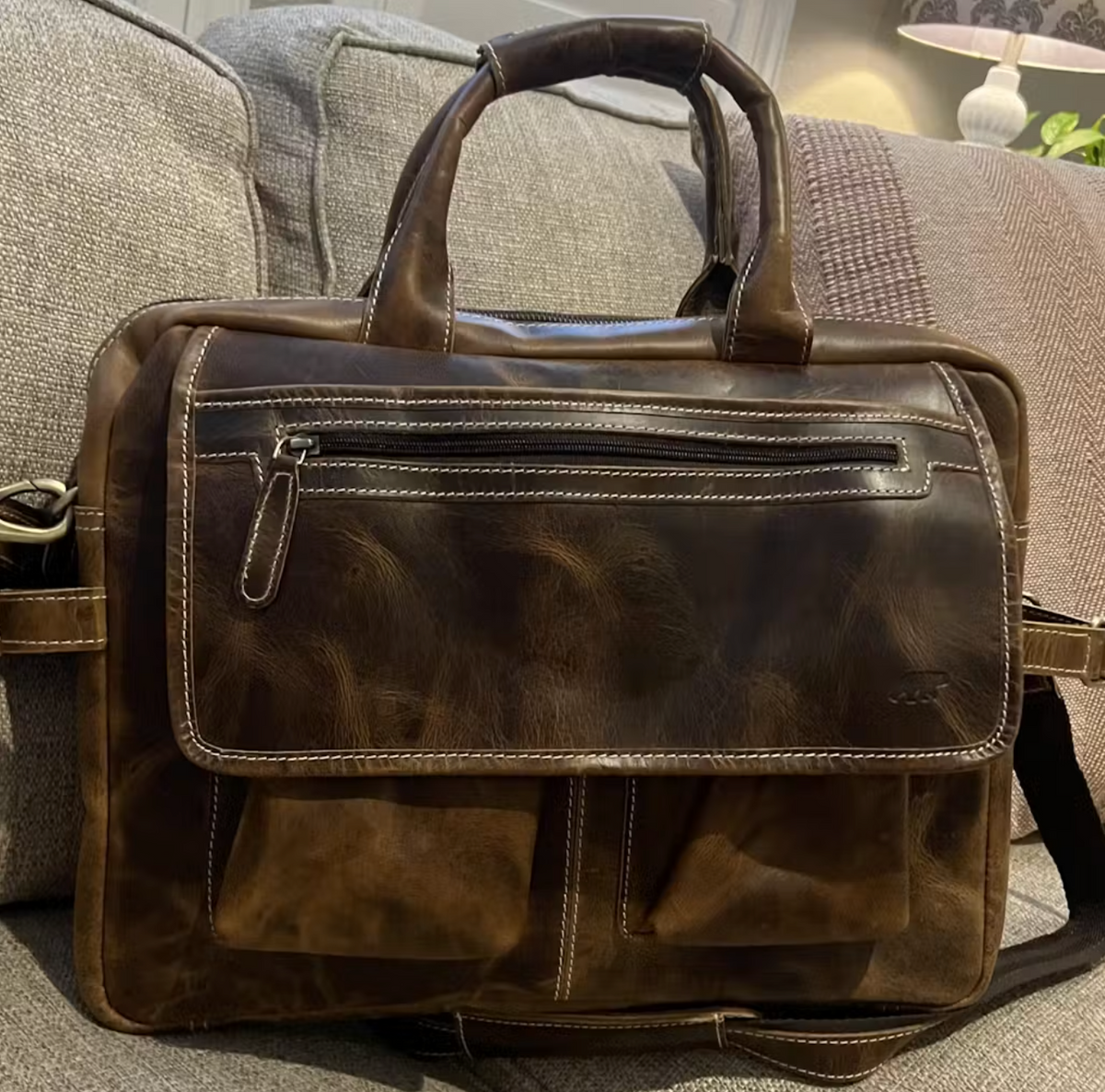 Buffalo Leather Pilot Bag