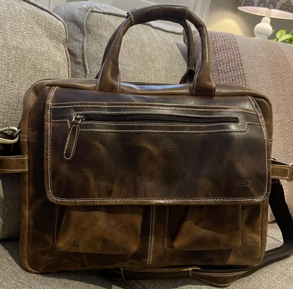 Buffalo Leather Pilot Bag
