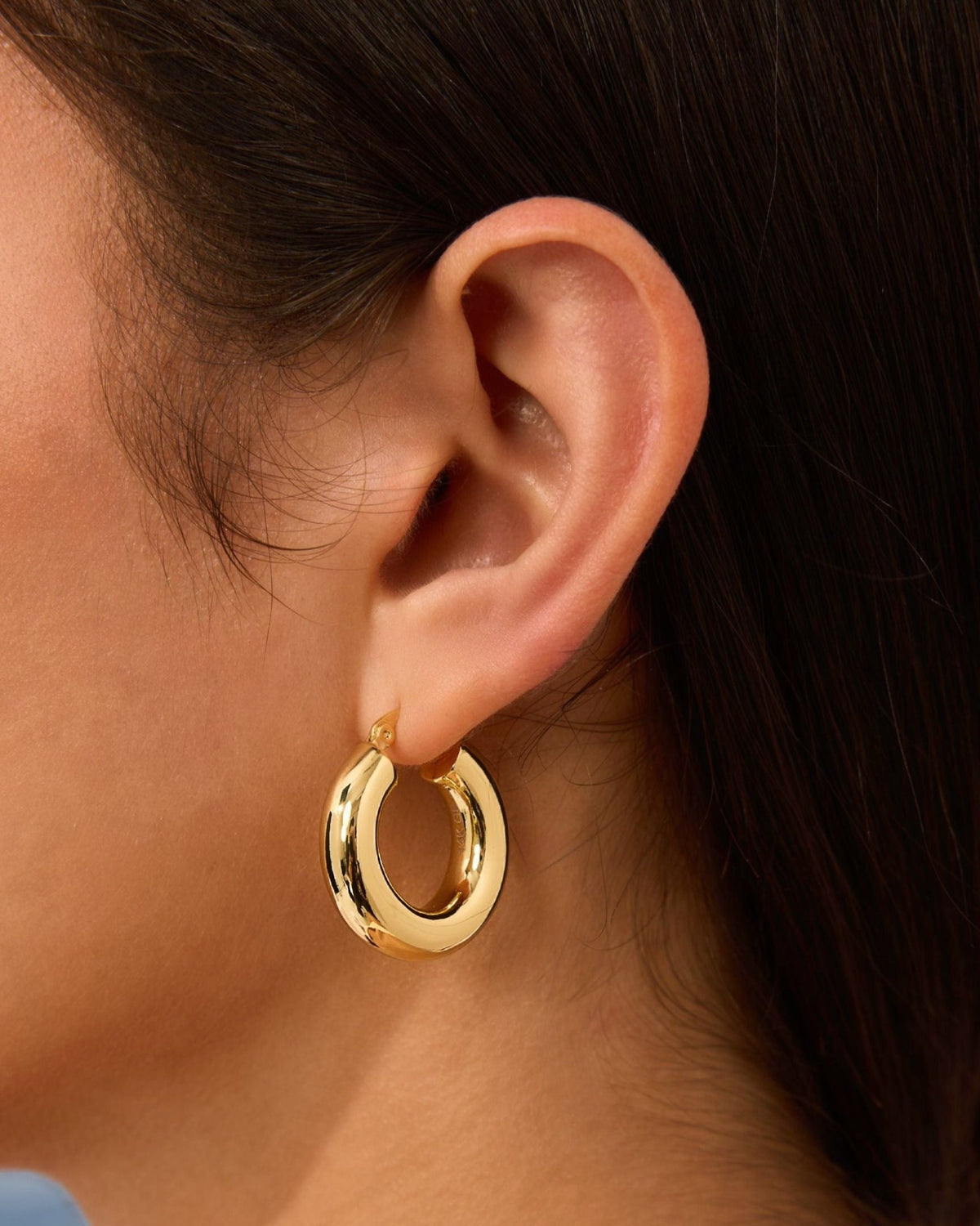 Gold Filled Chunky Hoops