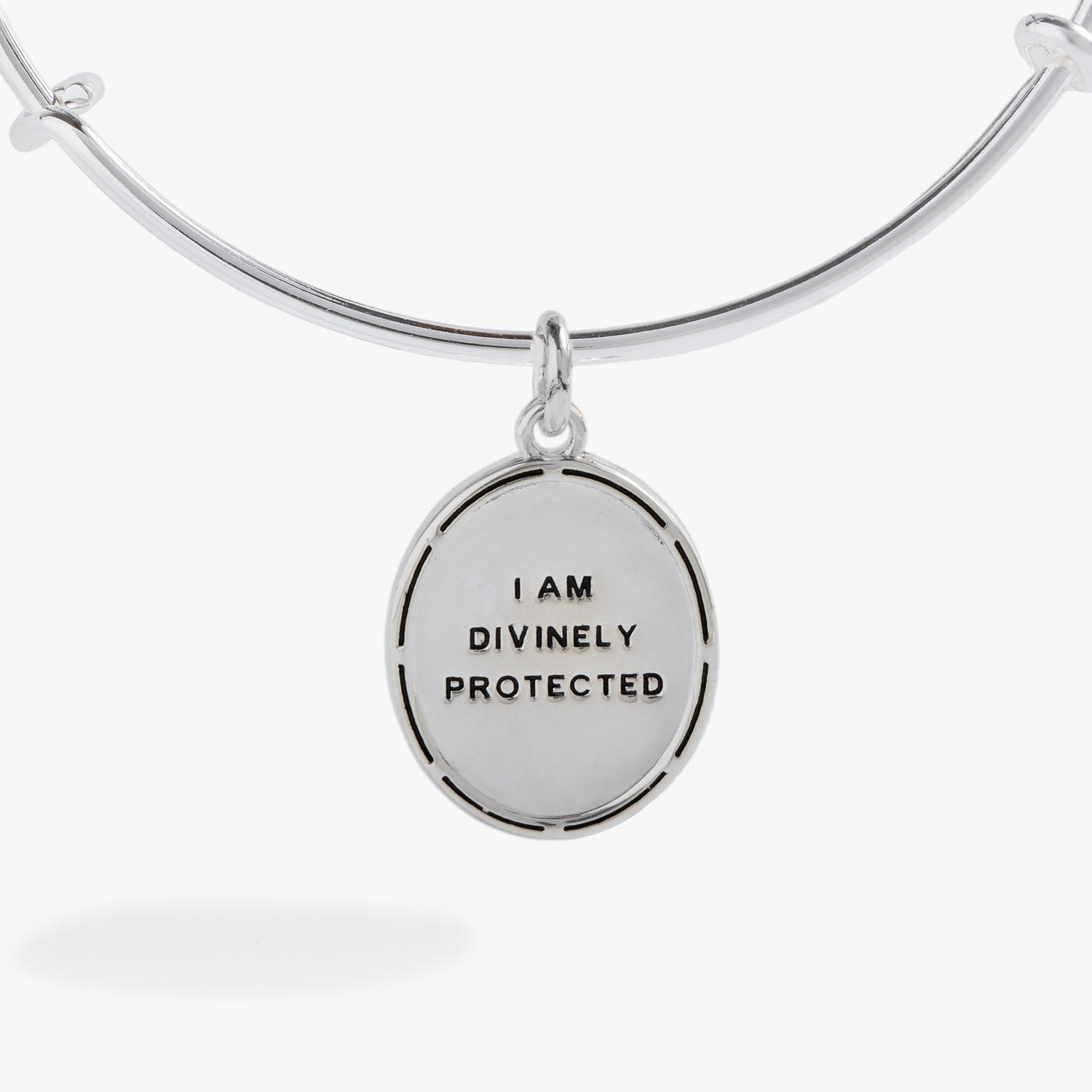 Two-Tone Guardian Angel Bangle