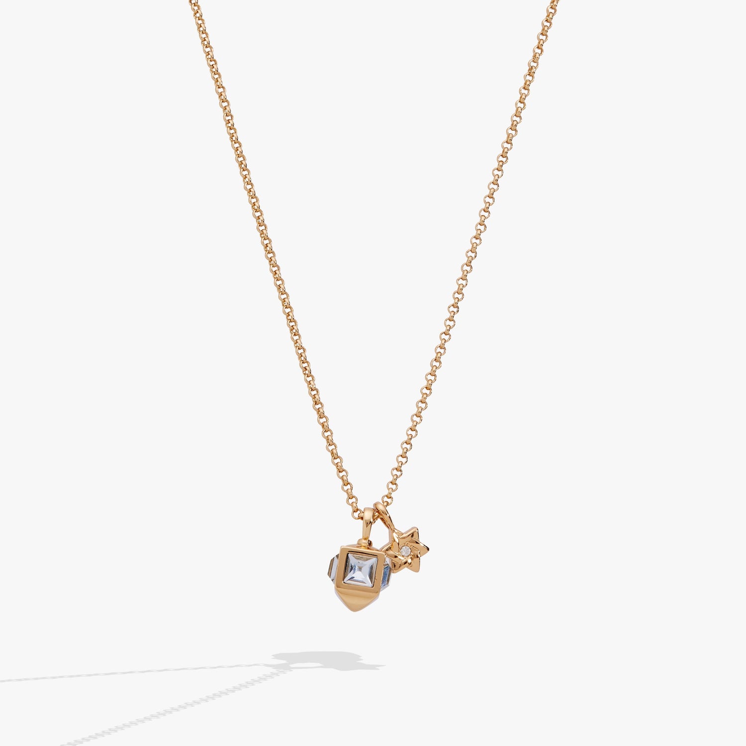 Hanukkah Star of David and Dreidel Pendant Necklace