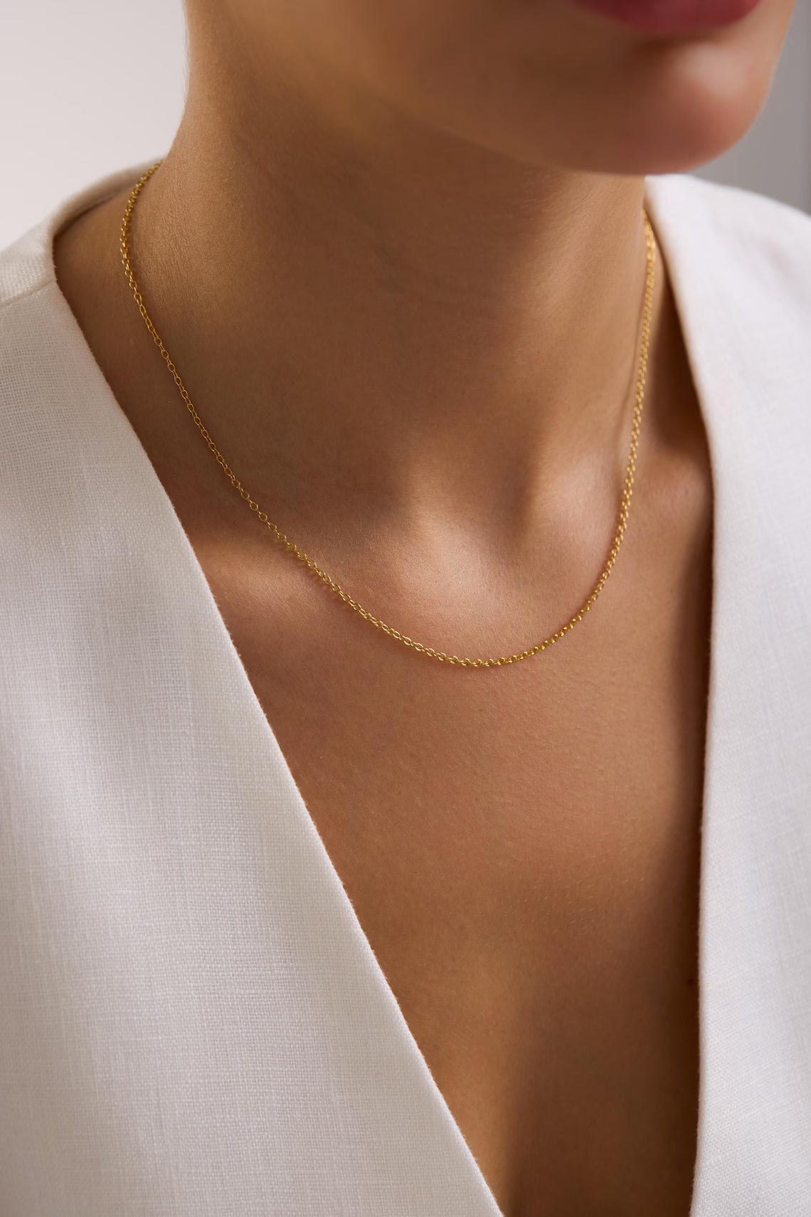 14k Gold Filled Cable Chain Necklace 2.3mm