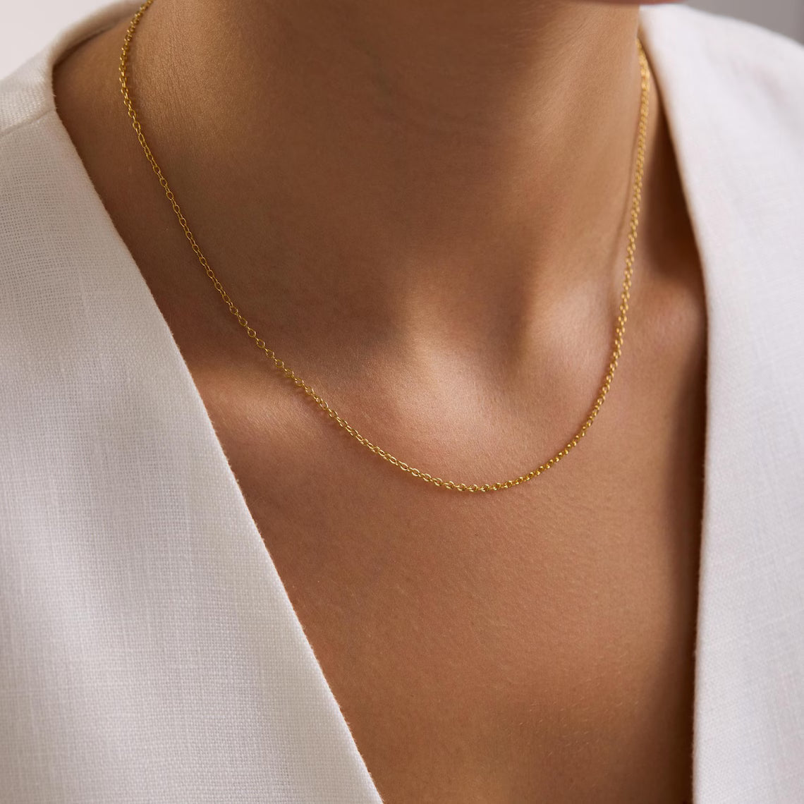14k Gold Filled Cable Chain Necklace 2.3mm