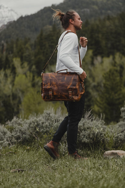 Sitka Leather Messenger