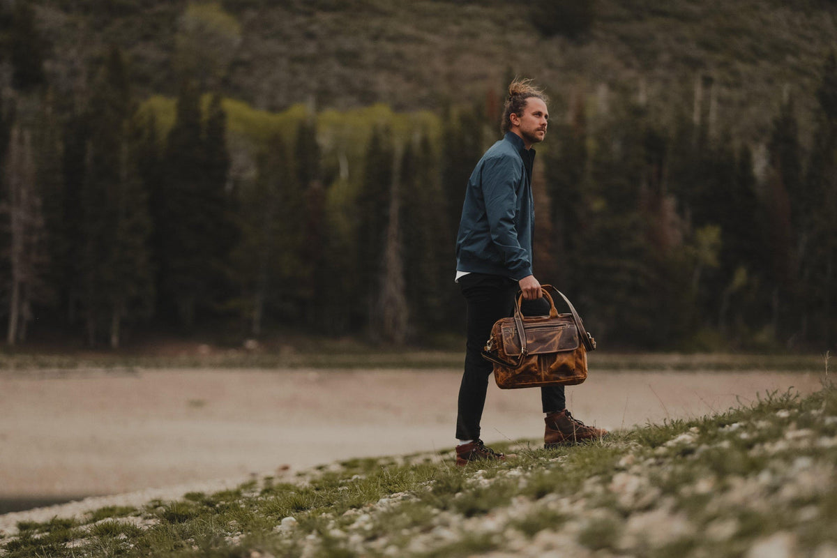 Buffalo Leather Pilot Bag