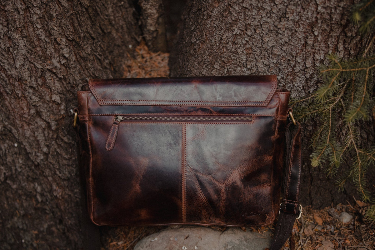 Buffalo Leather Messenger