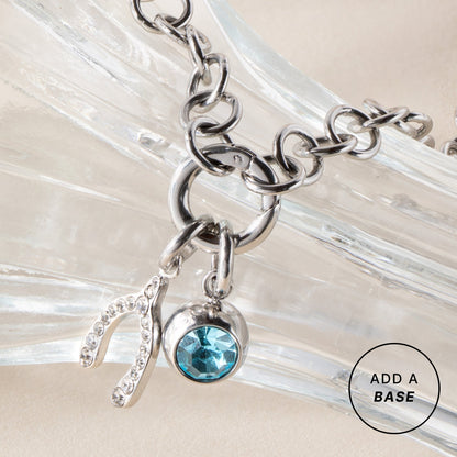 March Birthstone Interchangeable Charm