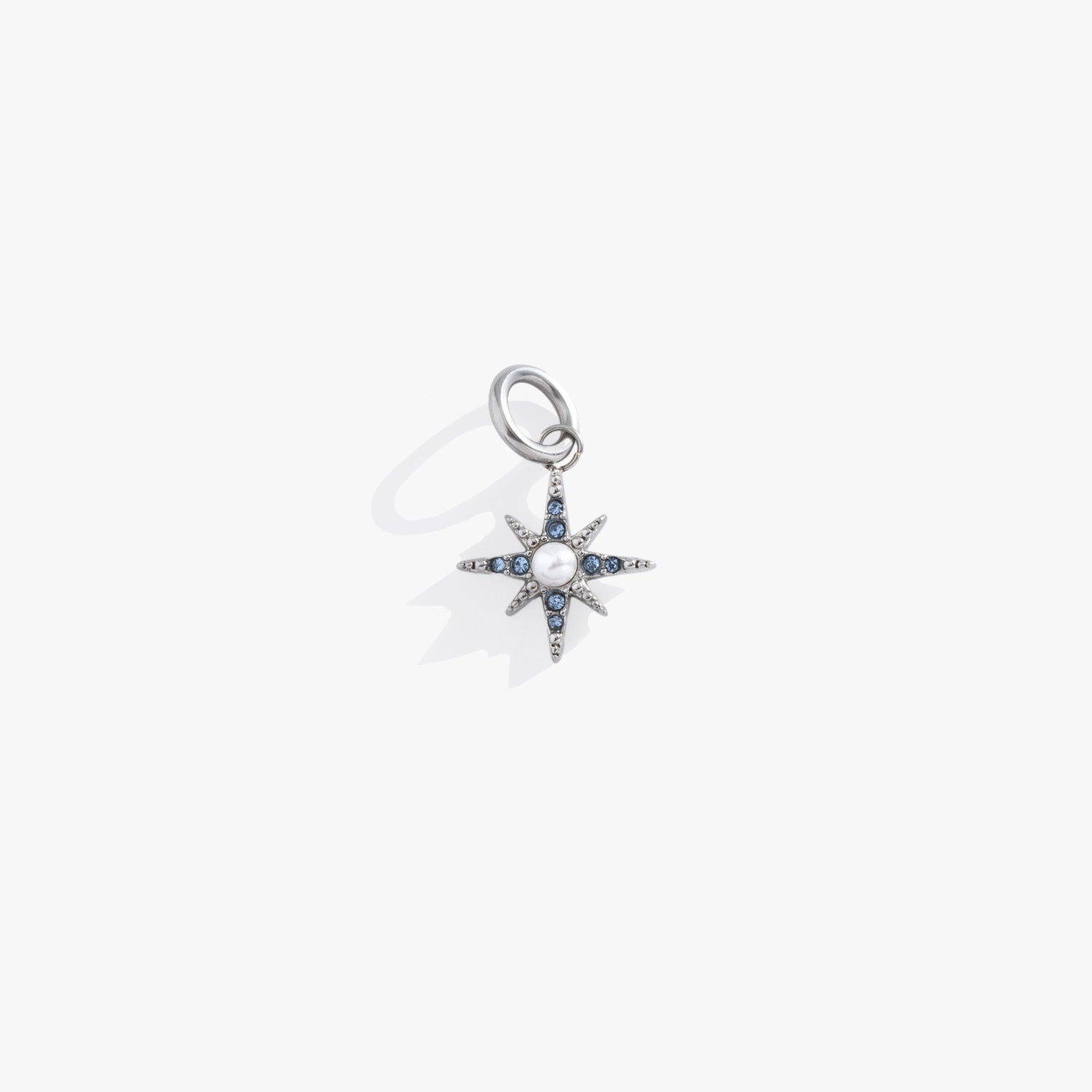 Crystal &amp; Pearl North Star Interchangeable Charm
