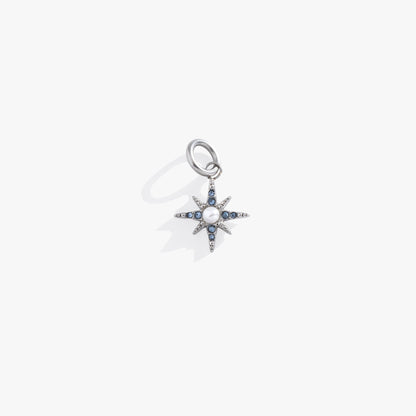 Crystal &amp; Pearl North Star Interchangeable Charm