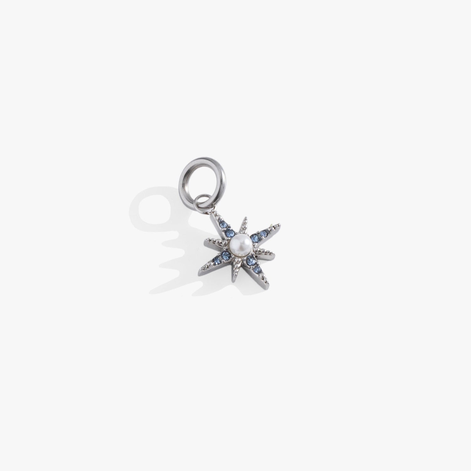 Crystal &amp; Pearl North Star Interchangeable Charm