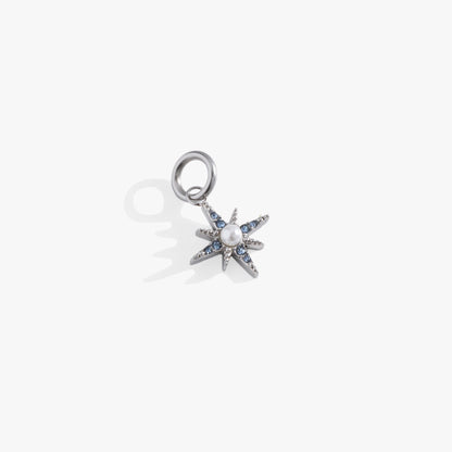 Crystal &amp; Pearl North Star Interchangeable Charm