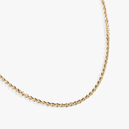Faceted Rolo Charm &amp; Layering Necklace