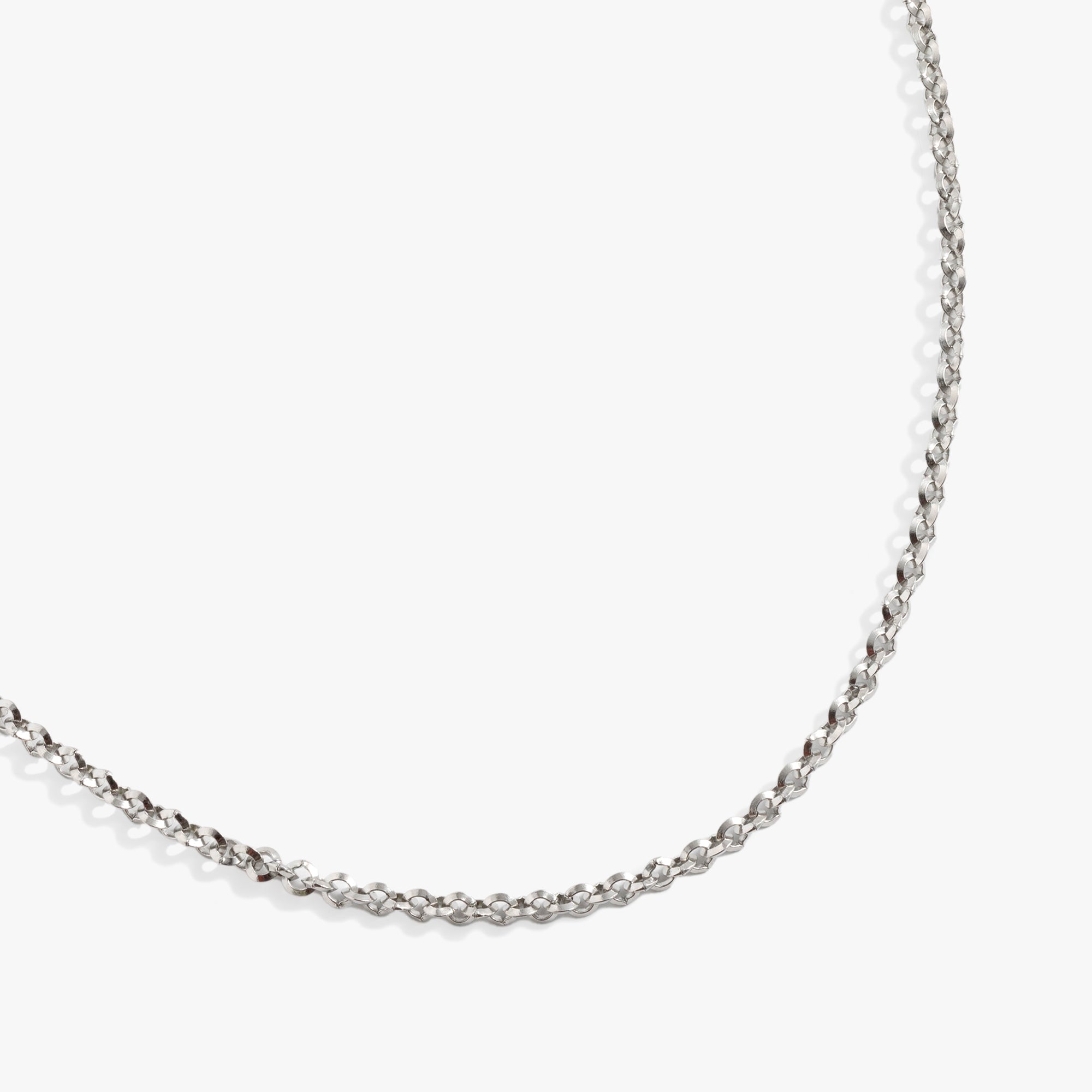 Faceted Rolo Charm &amp; Layering Necklace
