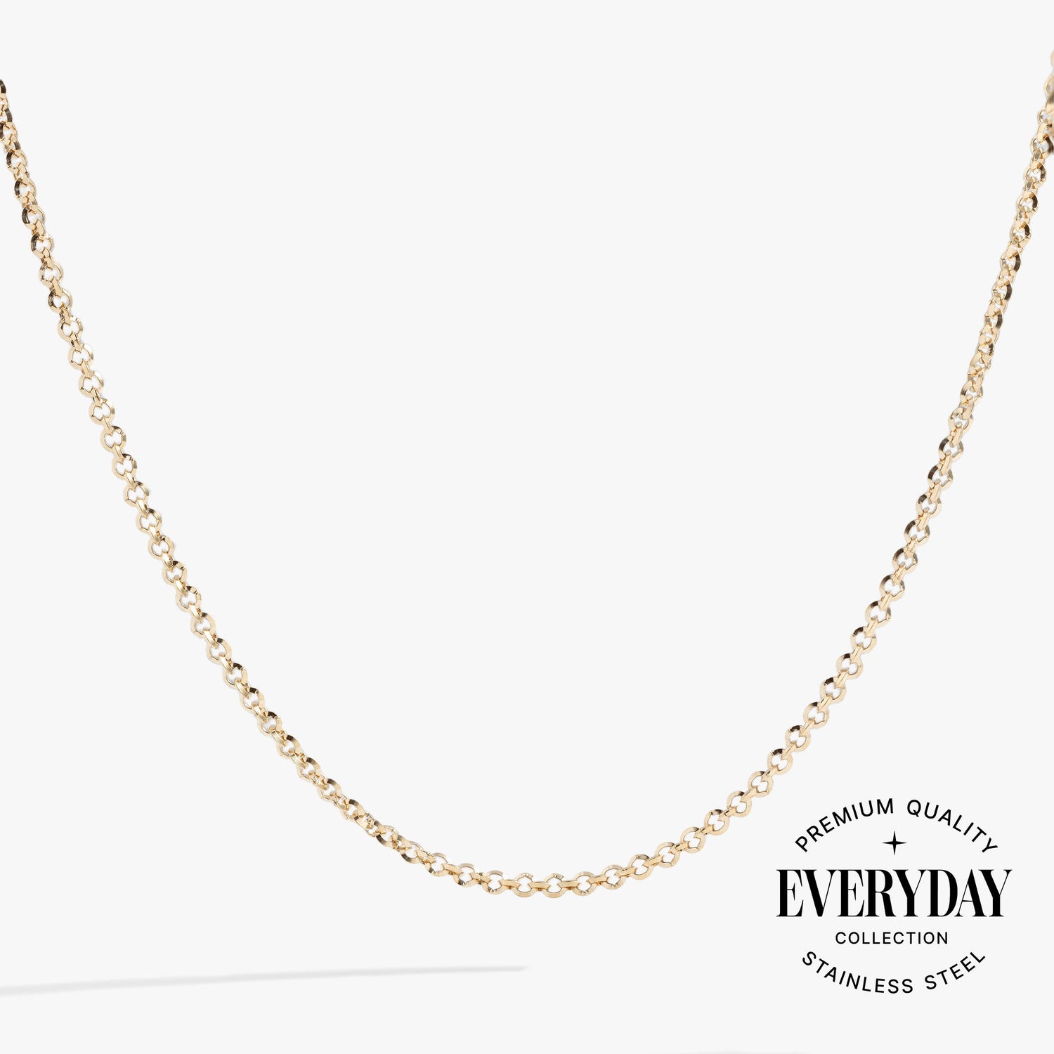 Faceted Rolo Charm &amp; Layering Necklace