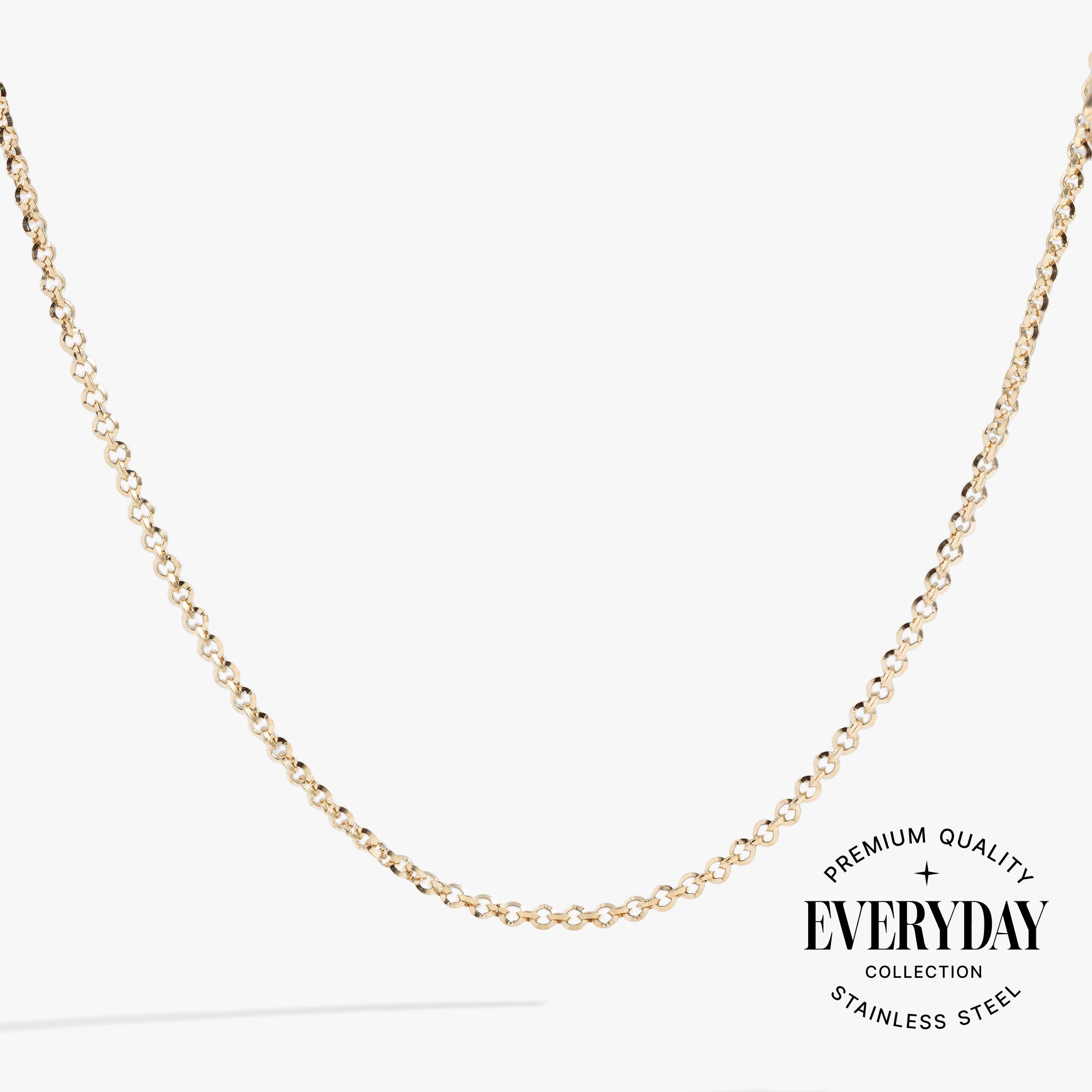Faceted Rolo Charm &amp; Layering Necklace